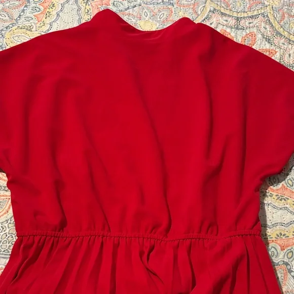SHEIN Red Midi Dress - Picture 6 of 7